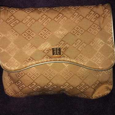 Vintage Givenchy Monogram Gold Cosmetic Toiletry … - image 1