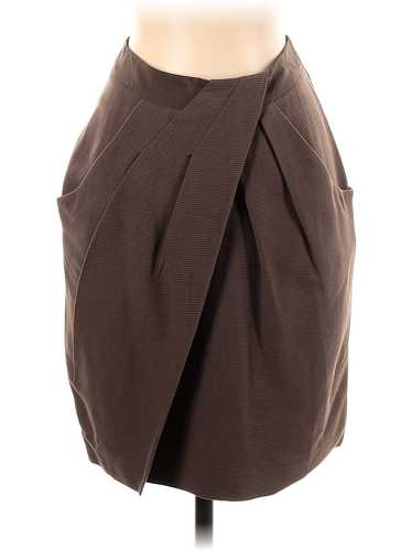 Fei Women Brown Silk Skirt 0