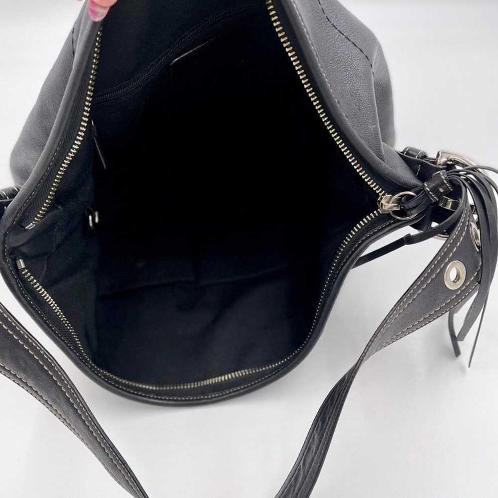 COACH Vintage black sholder soft leather - image 5