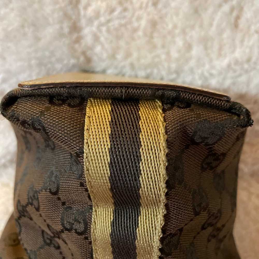 Gucci GG Medium Bucket Brown Canvas Tote Bag - image 8