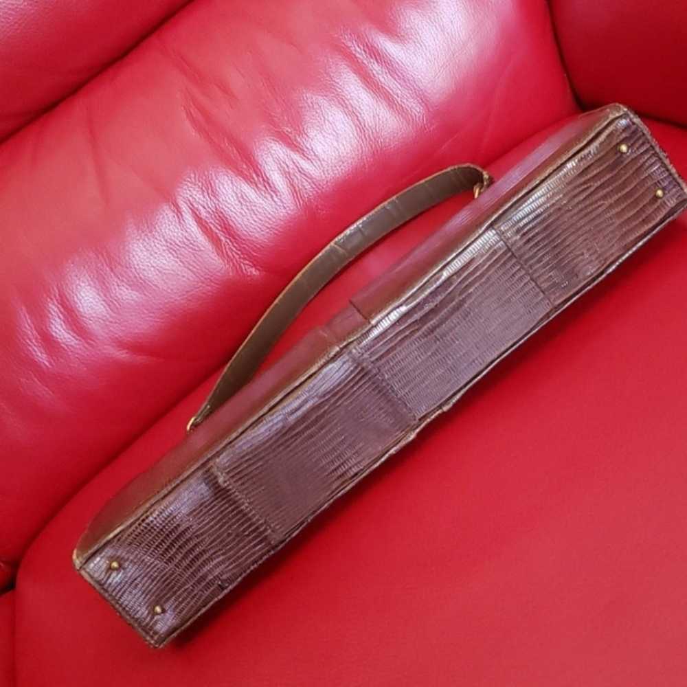 Vintage Palizzio Snake Leather Handbag - image 10