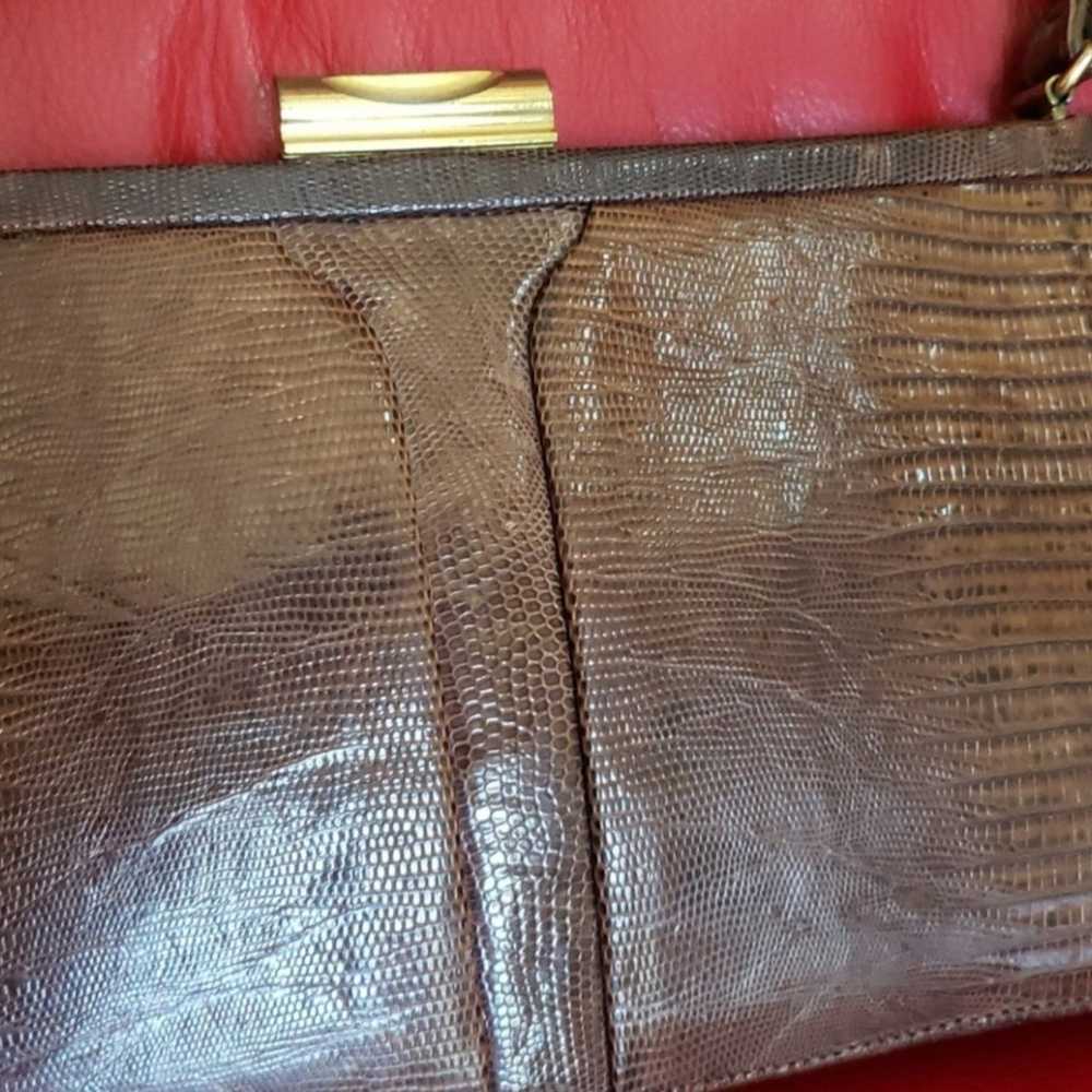 Vintage Palizzio Snake Leather Handbag - image 2