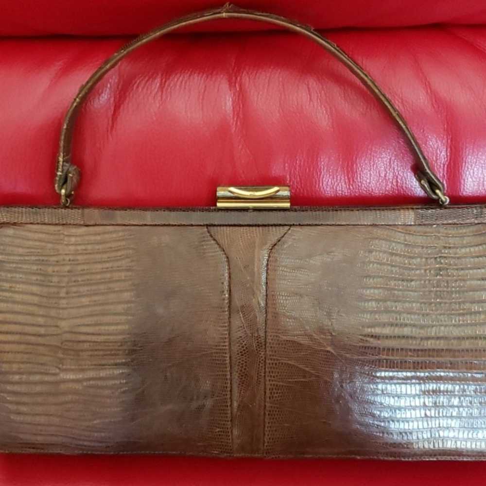 Vintage Palizzio Snake Leather Handbag - image 4