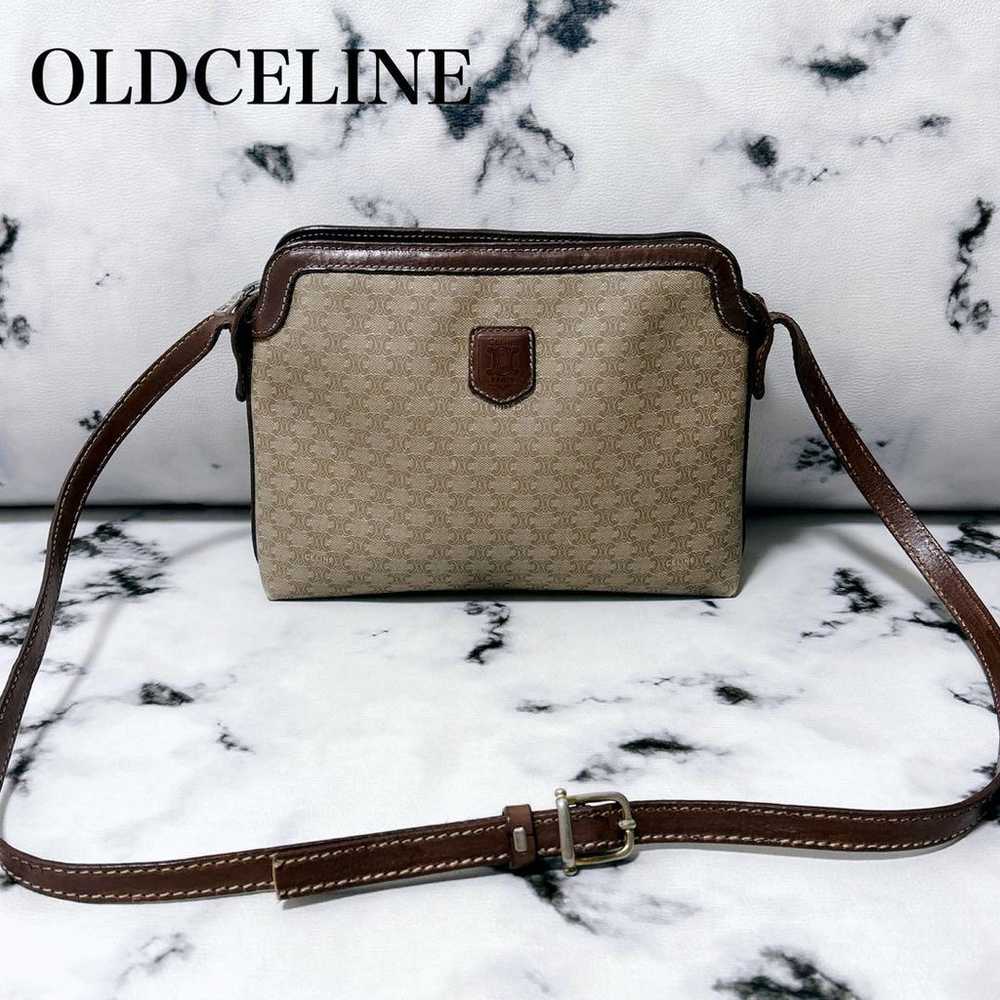 CELINE Old Shoulder Bag Triumph Macadam Pattern - image 1