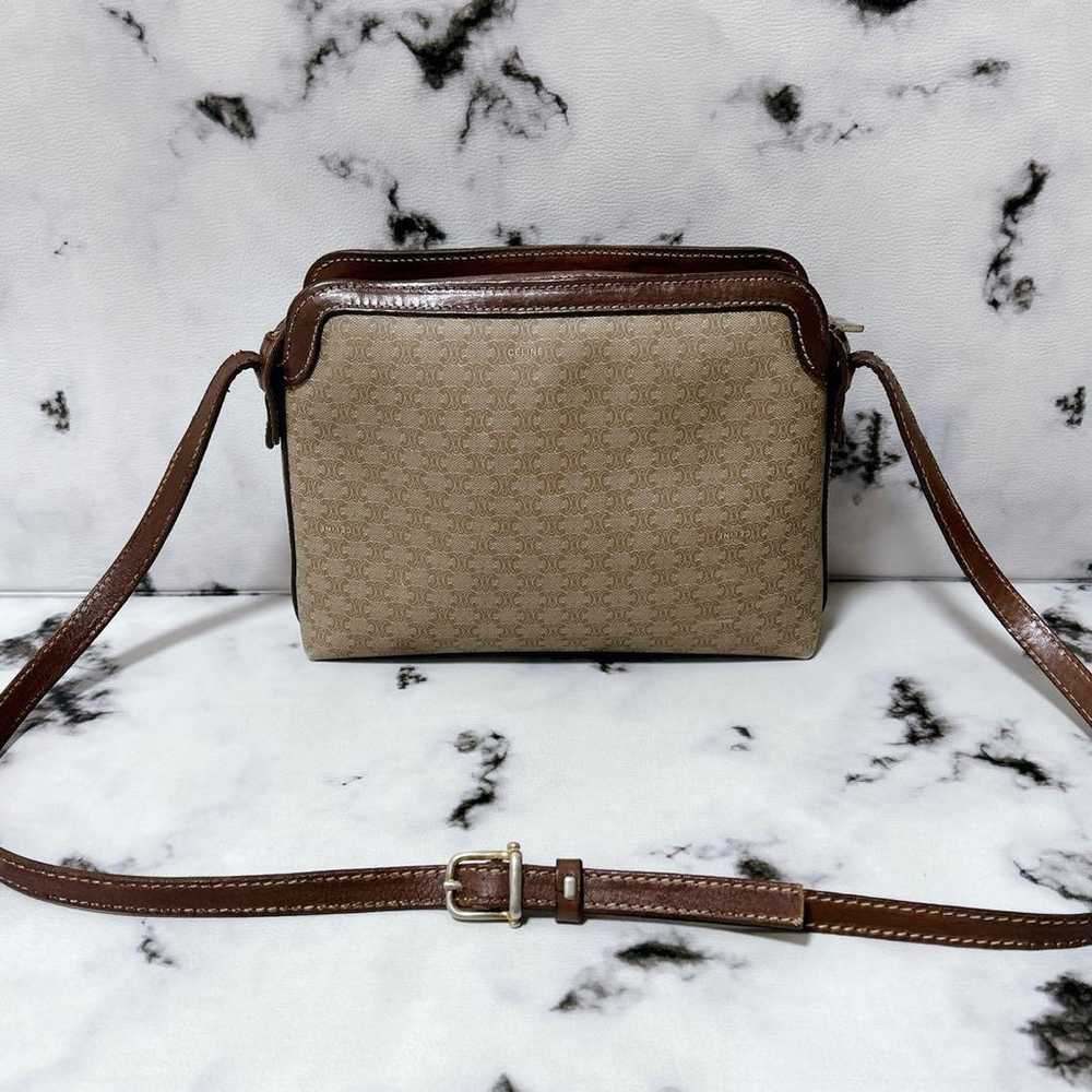 CELINE Old Shoulder Bag Triumph Macadam Pattern - image 2