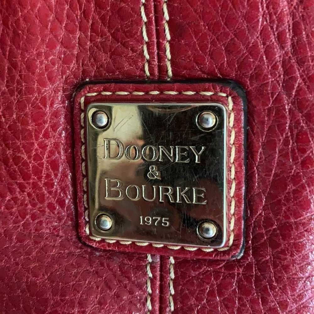 Dooney & Bourke vtg leather satchel bag - image 2