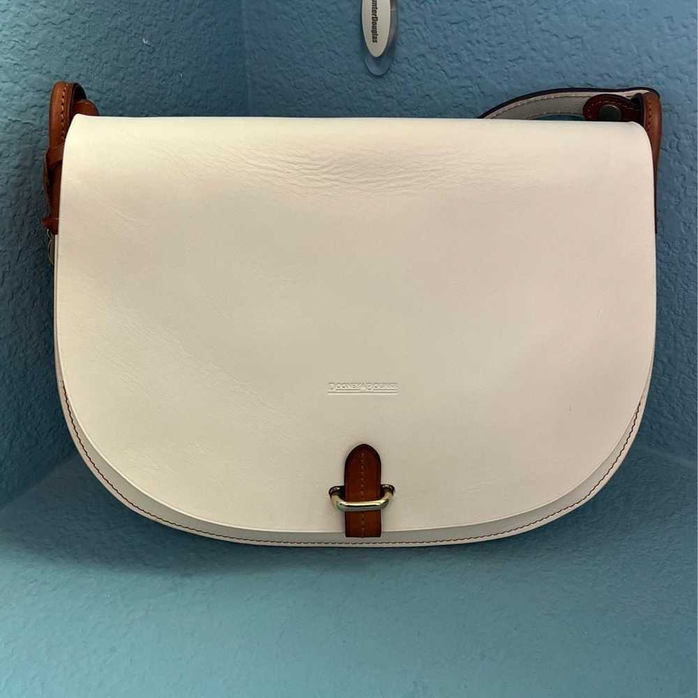 Dooney and Burke Ivory Leathet Shoulder Bag - image 1