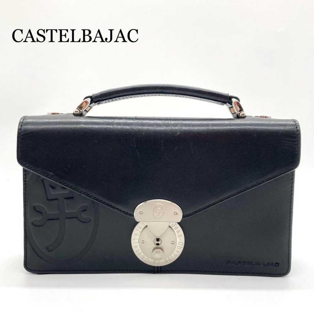 【Excellent condition】CASTELBAJAC Handbag Dress Ba… - image 1