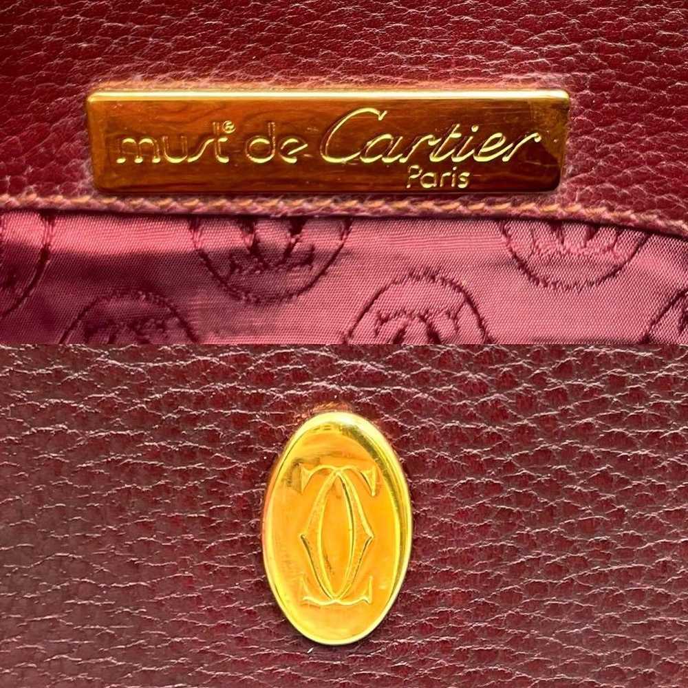 Cartier shoulder bag crossbody, Must Line, inside… - image 10