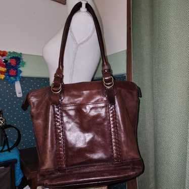 COLE HAAN EUC LRG LEATHER TOTE BAG