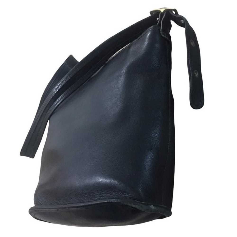 Vintage Coach Leather Black Shoulder Bag - image 5