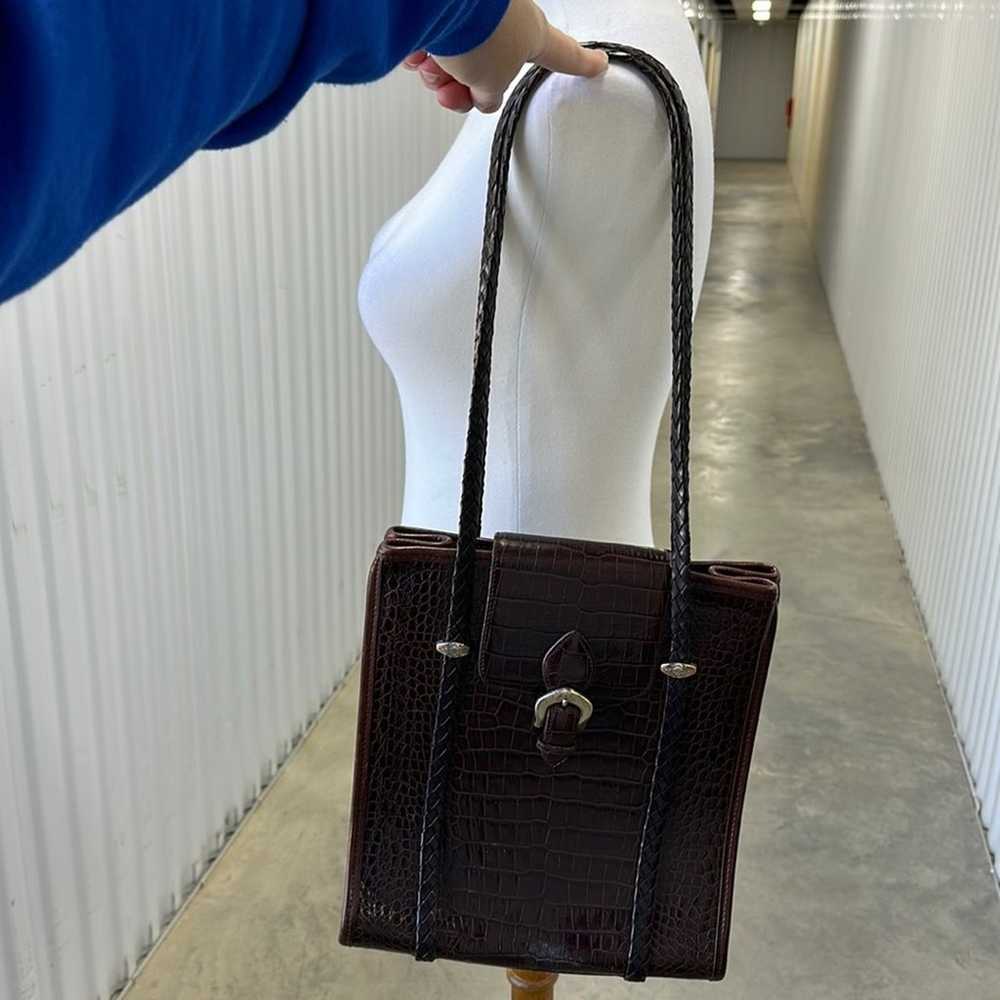 Vintage Brighton Donna Classic Tote in Chocolate … - image 2