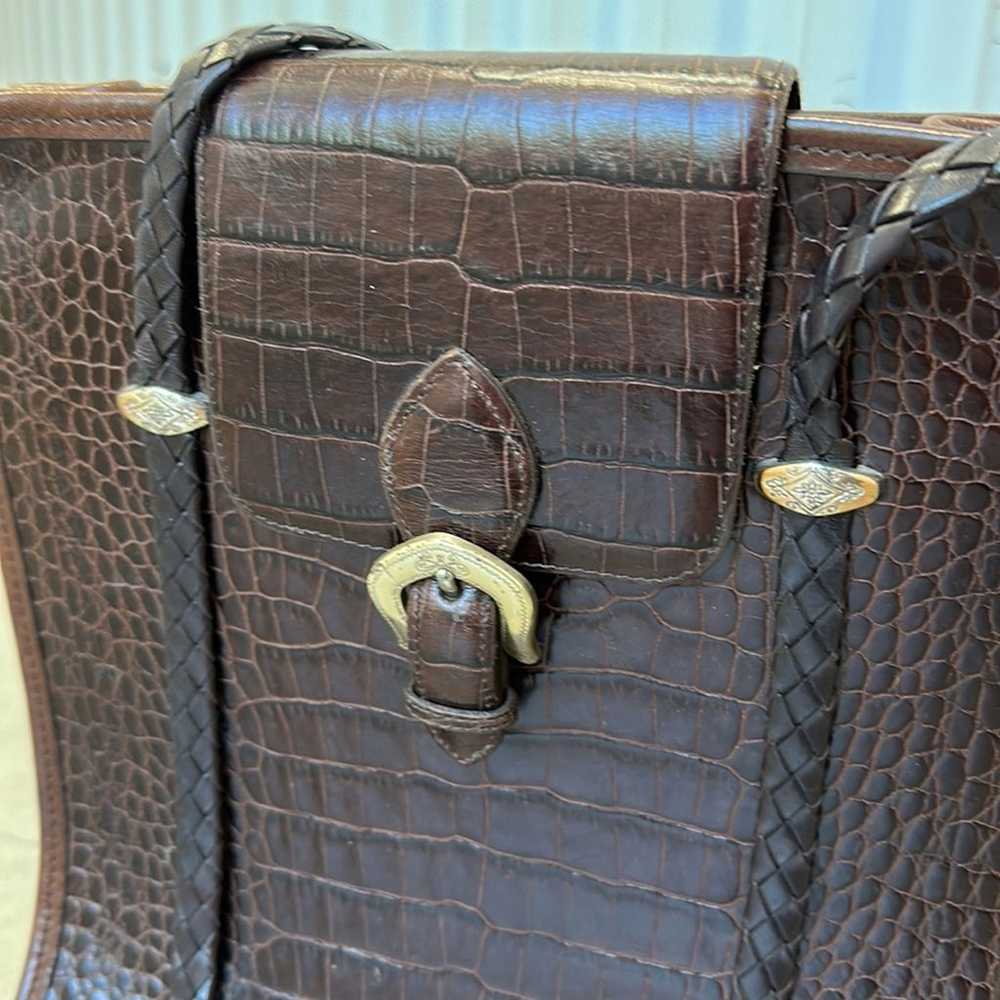 Vintage Brighton Donna Classic Tote in Chocolate … - image 3