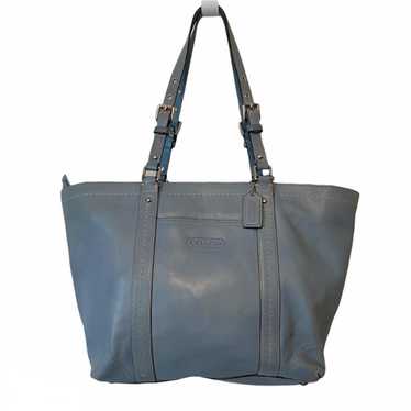 Coach vintage Soho blue leather tote