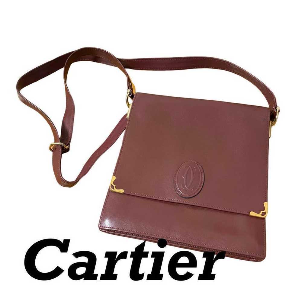 【Excellent Condition】Cartier Shoulder Bag Must Li… - image 1