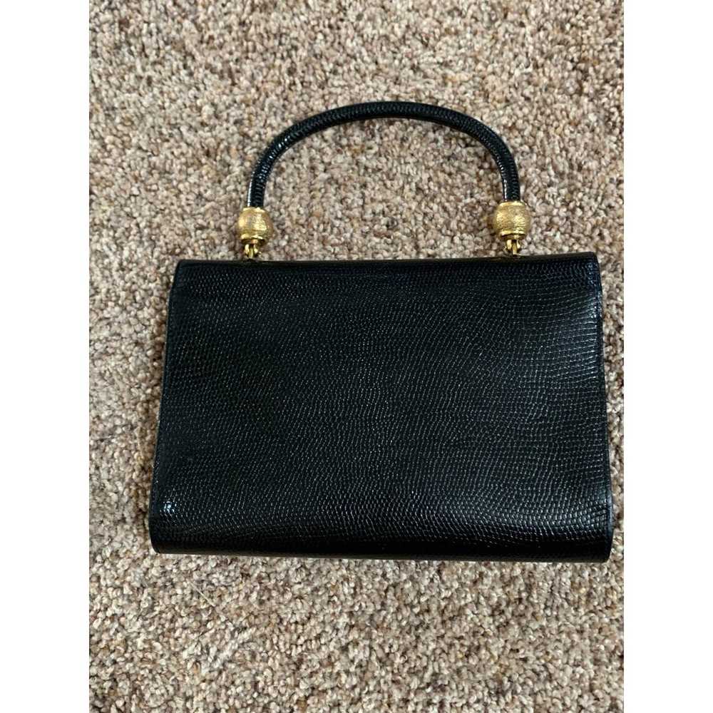 Bienen-Davis Vintage 50's Small Leather Black Sna… - image 2