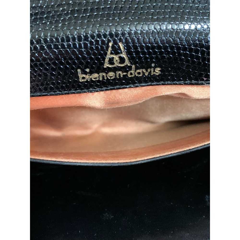 Bienen-Davis Vintage 50's Small Leather Black Sna… - image 7