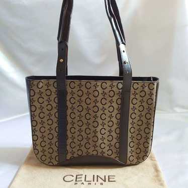 CELINE Carriage Pattern C Logo Tote Bag