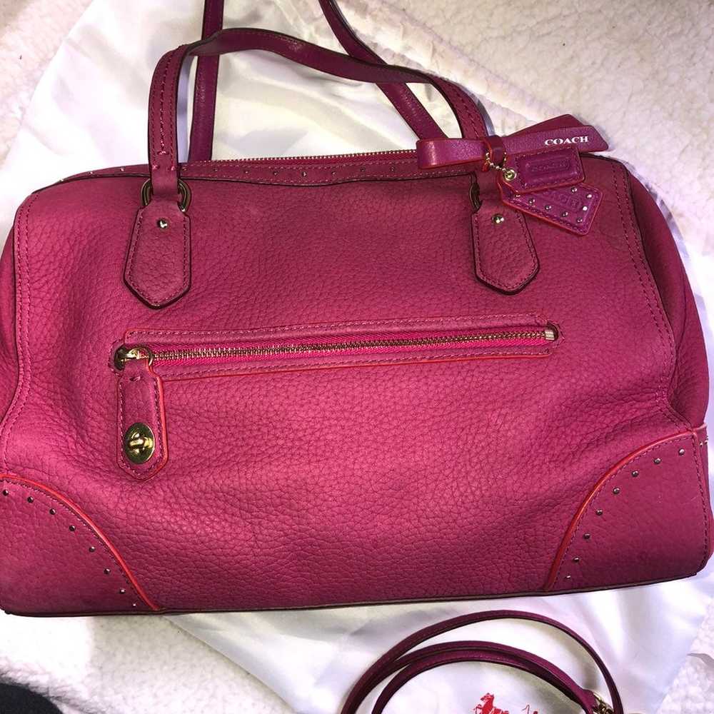 100% authentic vintage Coach satchel - image 3