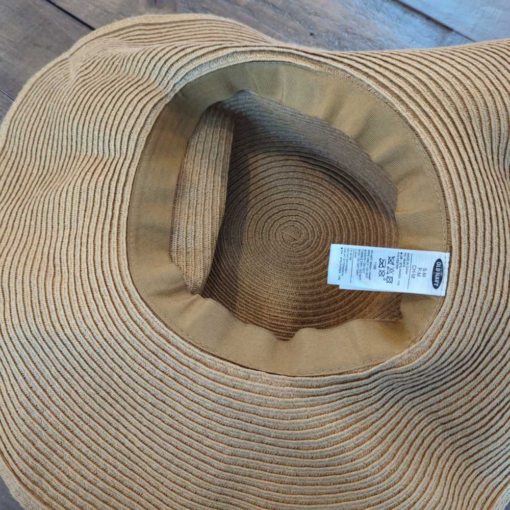 Old Navy Straw Floppy Sun Hat Size S/M - image 5