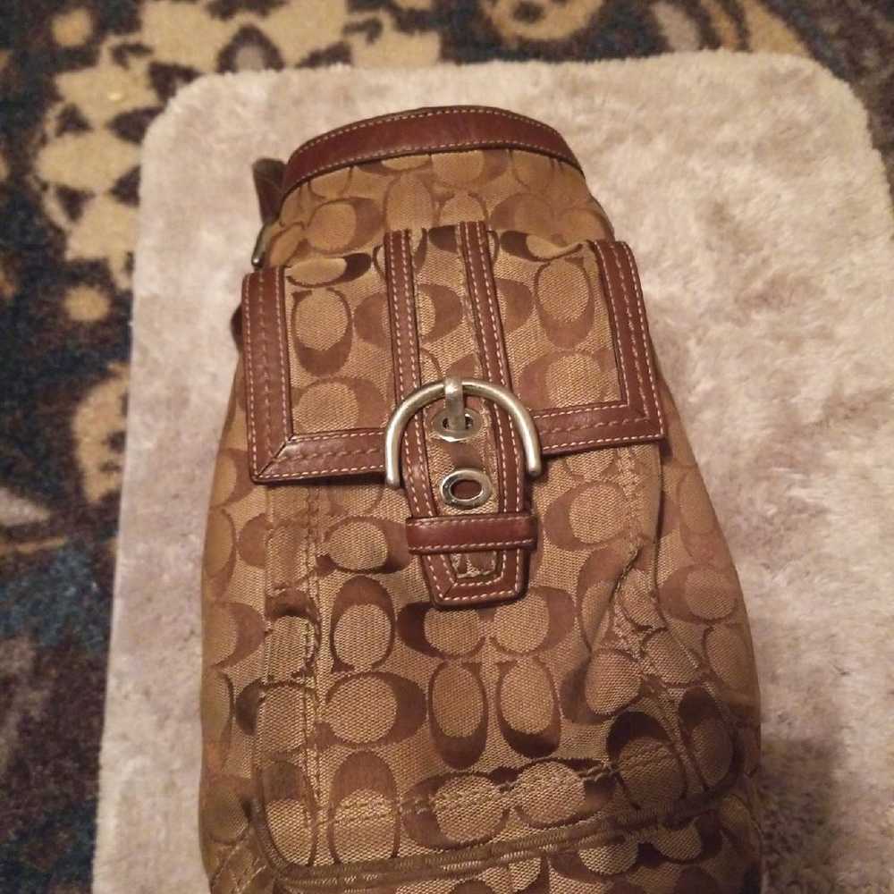 Vintage Large  Coach Purse - image 3