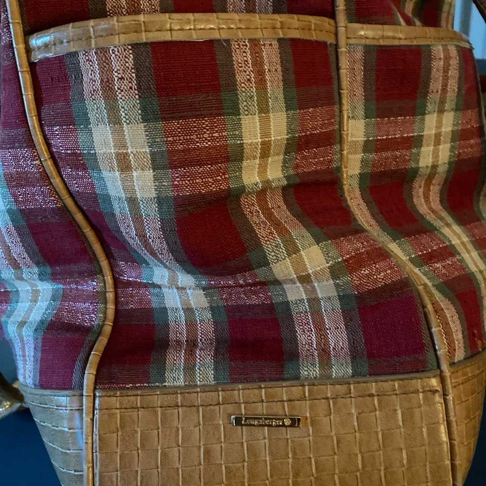 Vintage Set of two weekend Longaberger bags - image 10