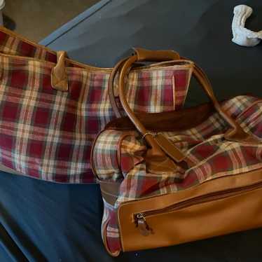 Vintage Set of two weekend Longaberger bags - image 1