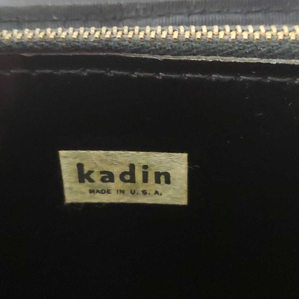 Vintage Kadin Leather Suede Black & Brown Horsebi… - image 11