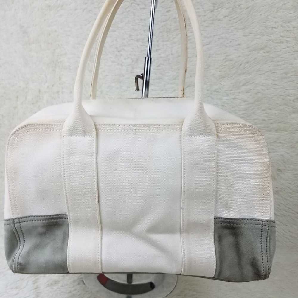 Beige Prada Fabric Handbag AUTHENTIC - image 6