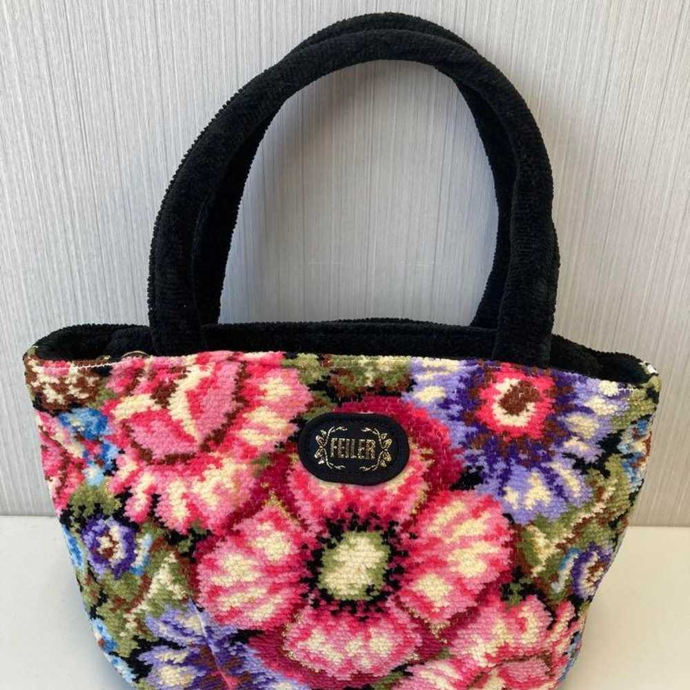 FEILER Flower Pattern Handbag with Gift Box - image 2