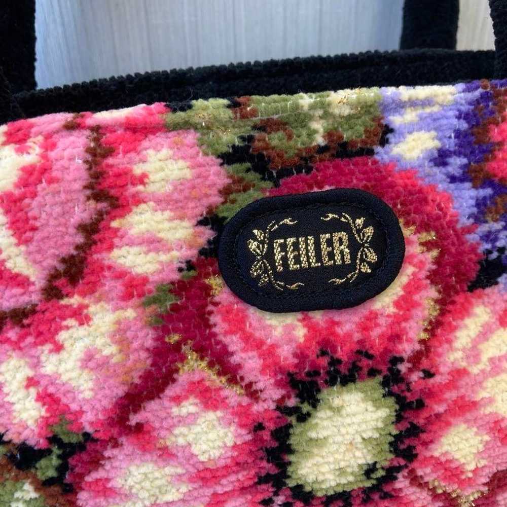 FEILER Flower Pattern Handbag with Gift Box - image 3