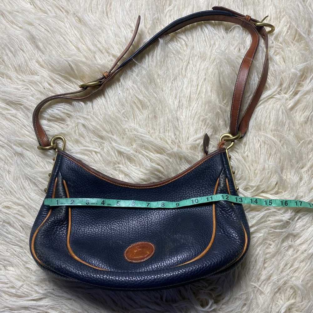 Vintage Dooney & Bourke - R80-Medium Crescent Sac… - image 11