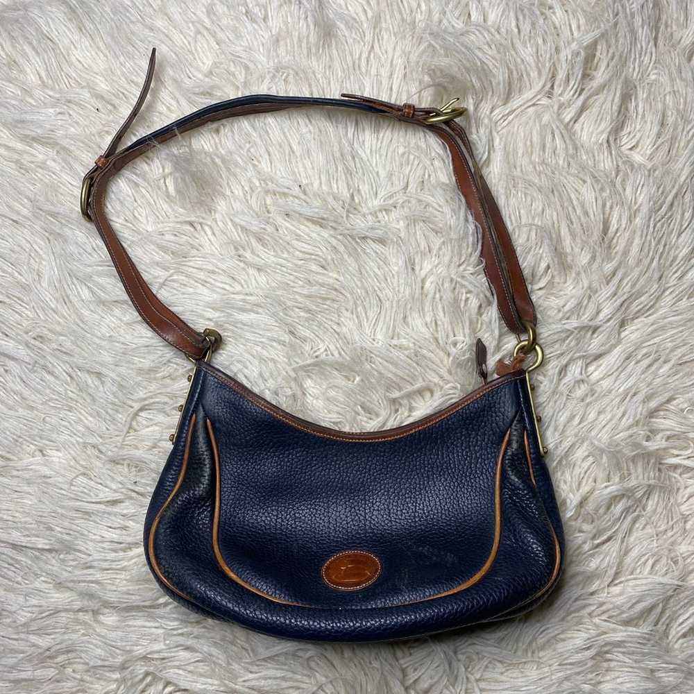 Vintage Dooney & Bourke - R80-Medium Crescent Sac… - image 1