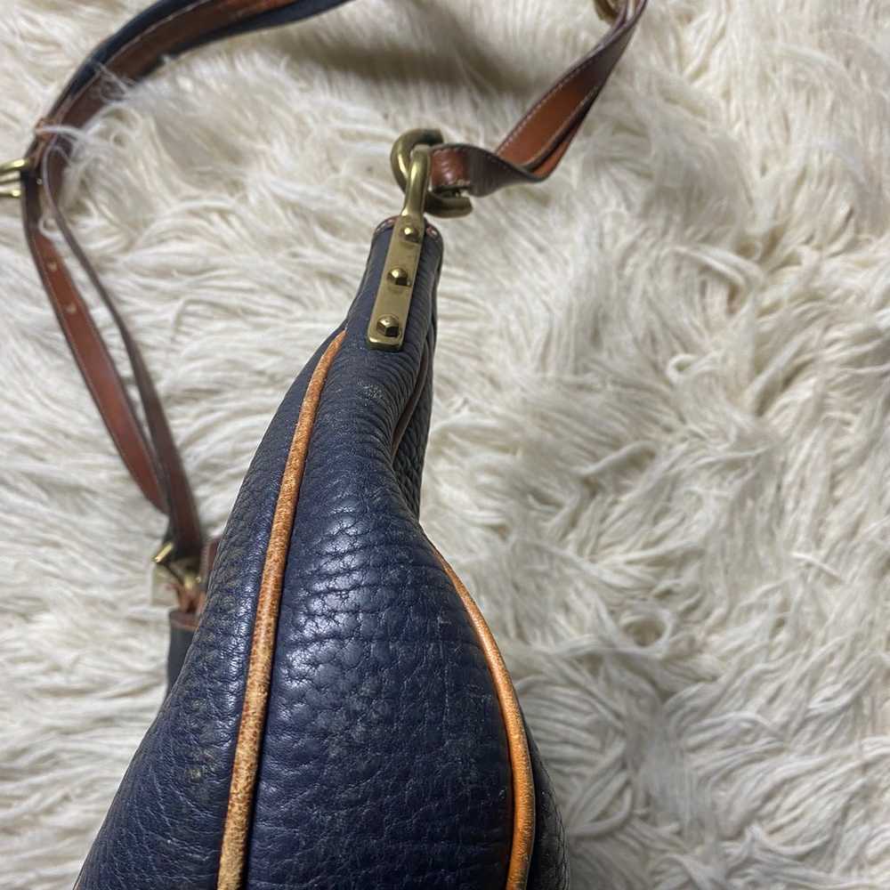 Vintage Dooney & Bourke - R80-Medium Crescent Sac… - image 8