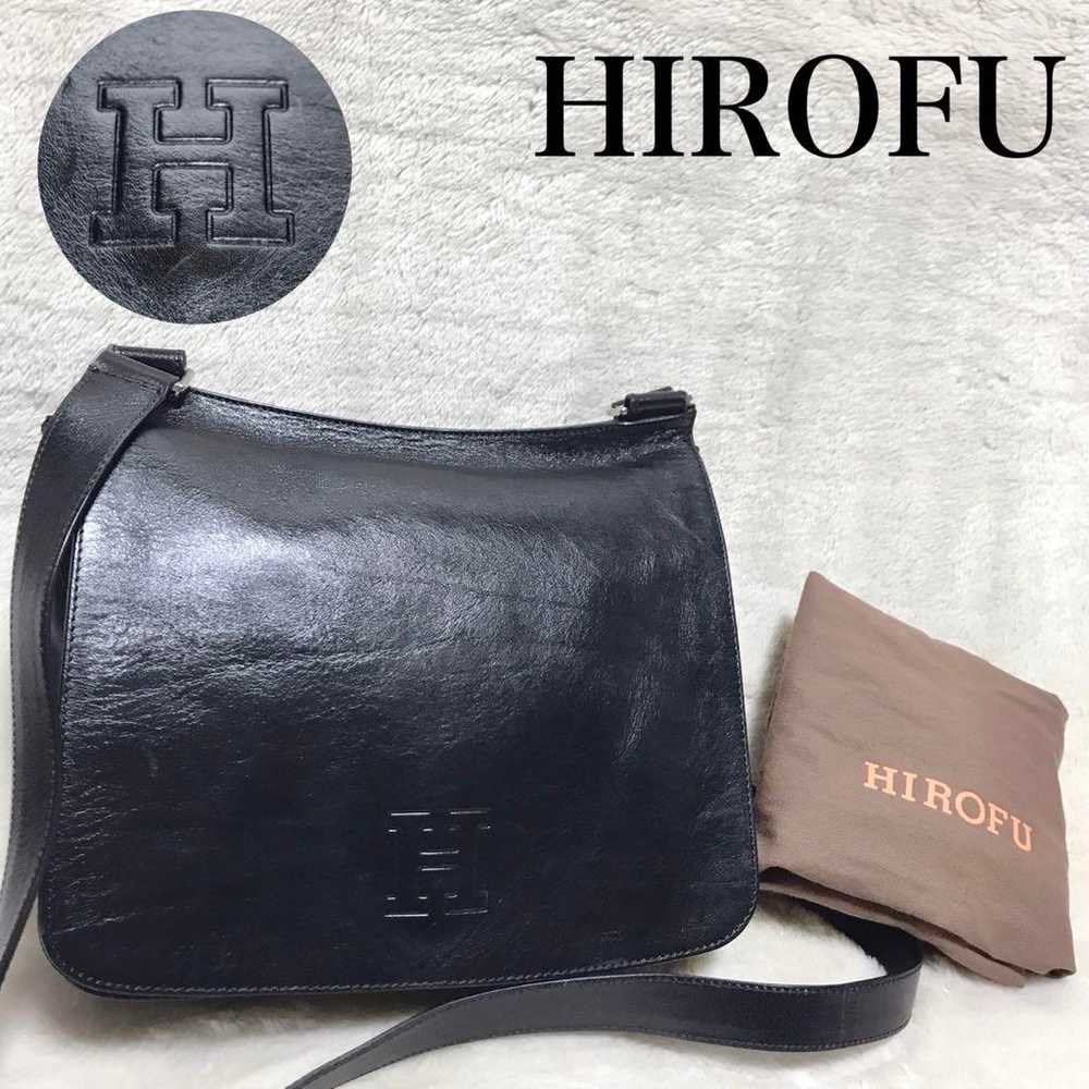 High-quality HIROFU all-leather shoulder bag with… - image 1