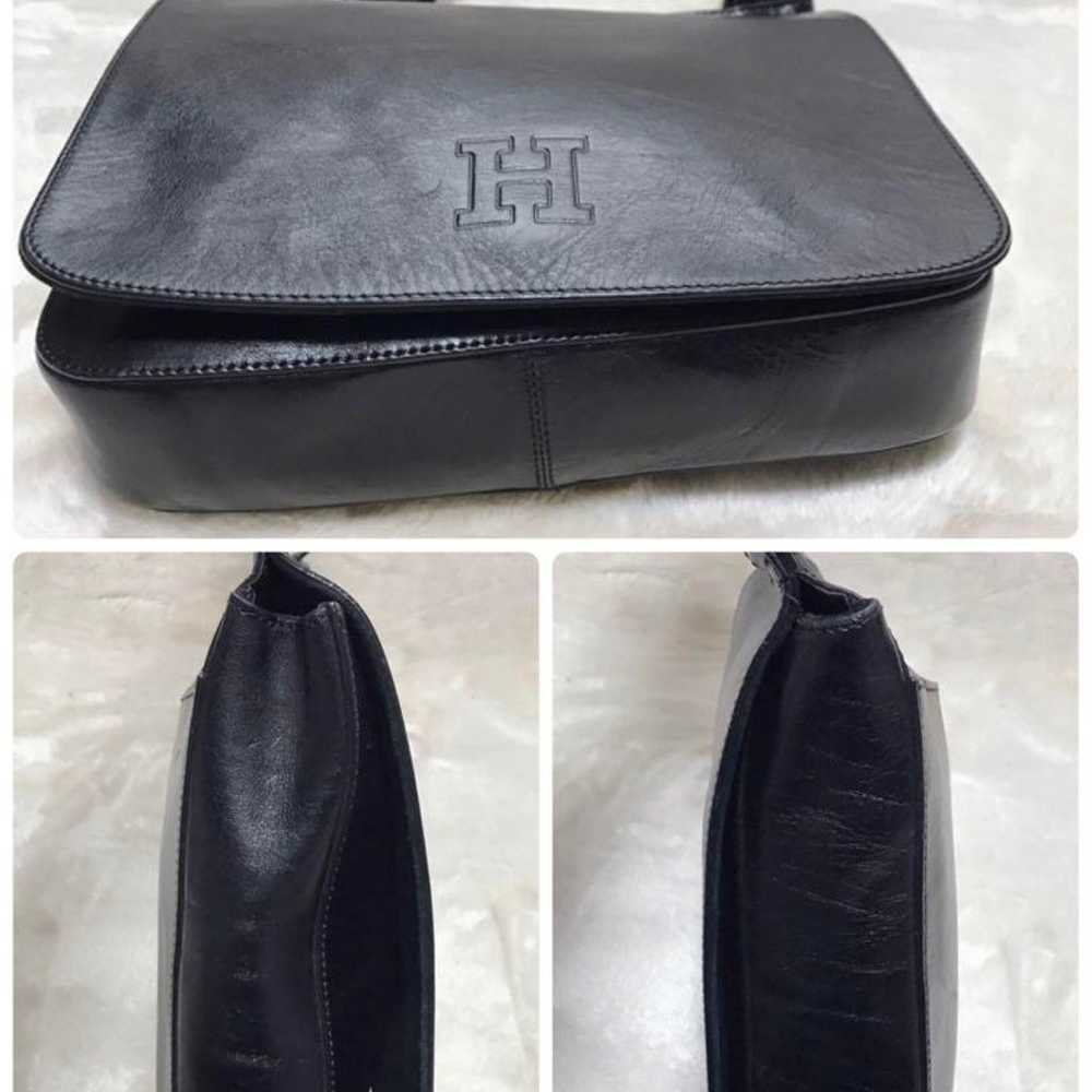 High-quality HIROFU all-leather shoulder bag with… - image 7