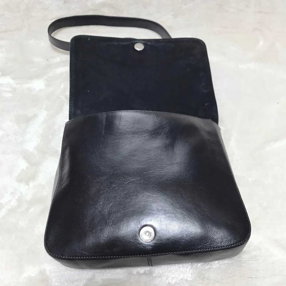 High-quality HIROFU all-leather shoulder bag with… - image 9