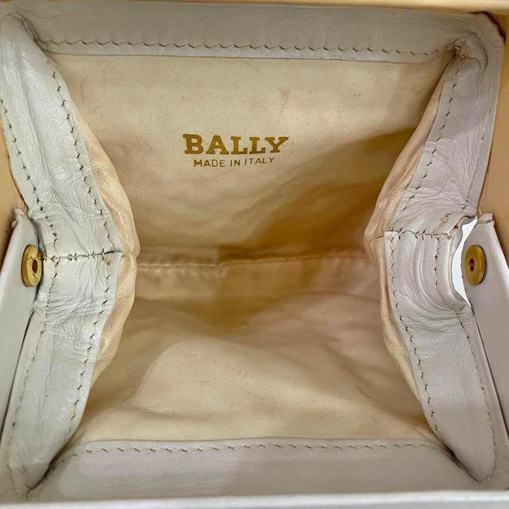 BALLY Bally shoulder bag woven beige white leather - image 7