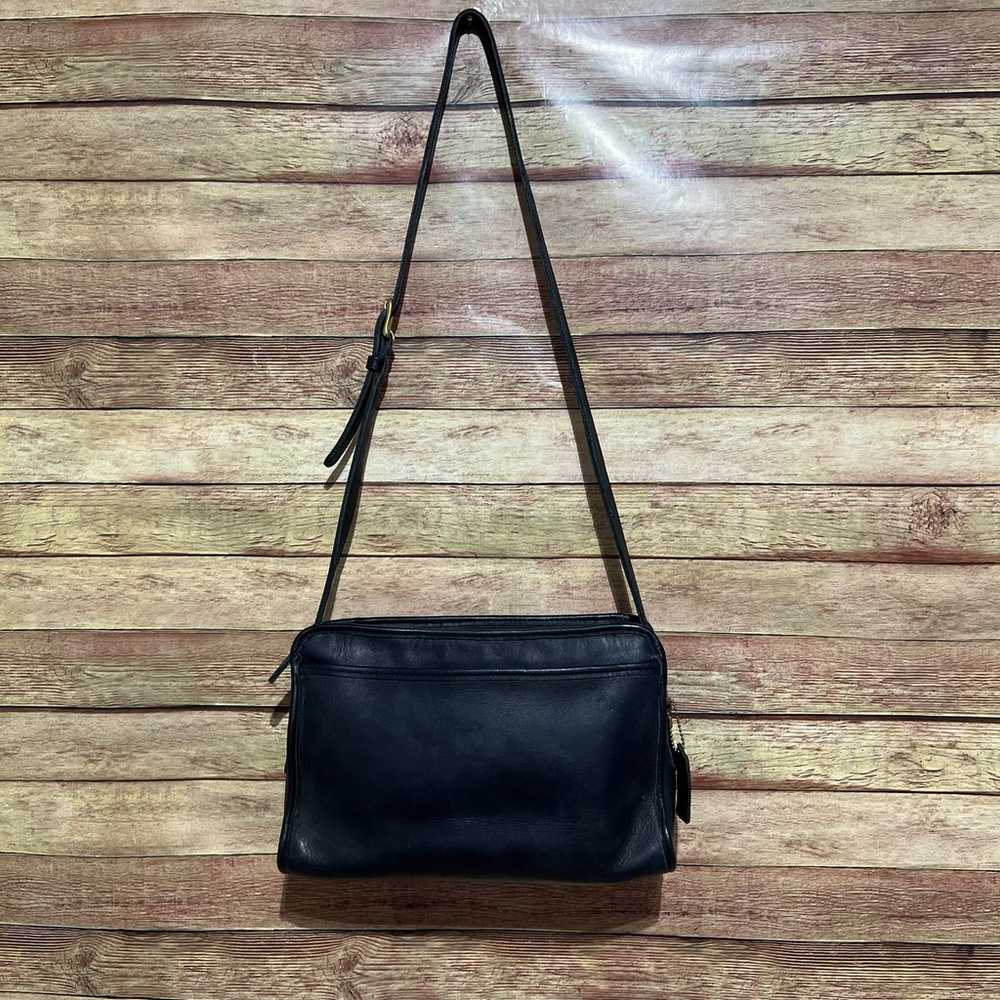 Coach Black Leather Vintage Swagger Bag - image 2