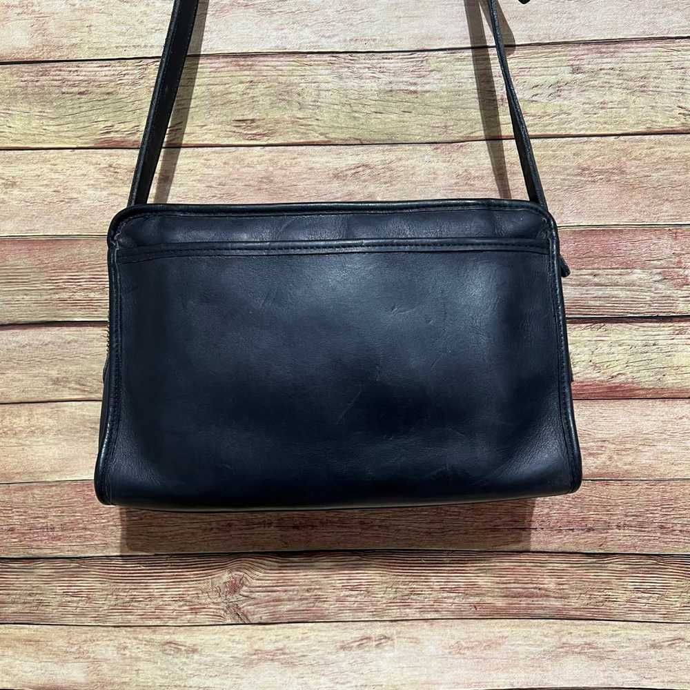 Coach Black Leather Vintage Swagger Bag - image 6