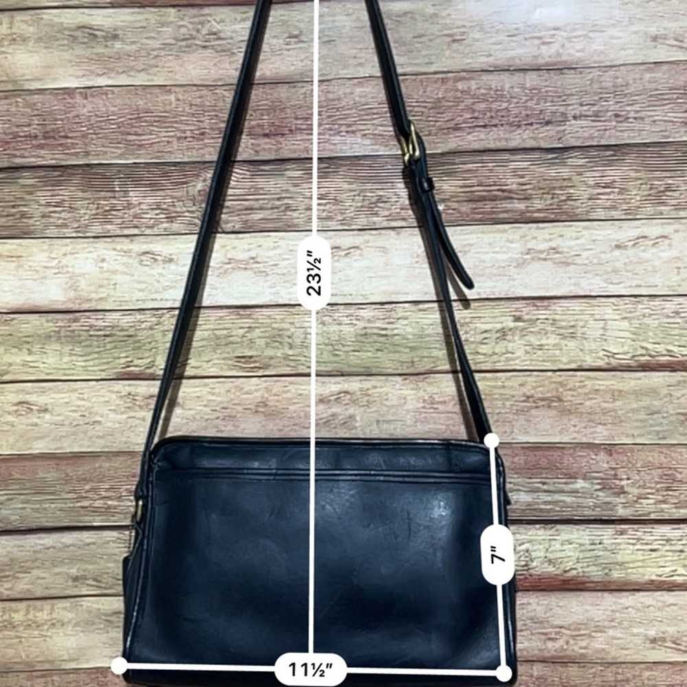 Coach Black Leather Vintage Swagger Bag - image 8