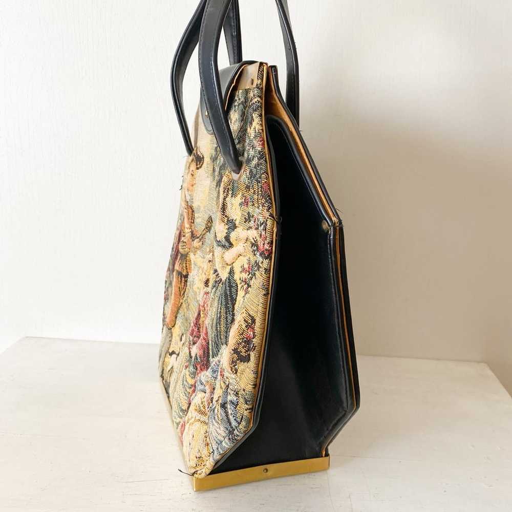 Vintage Quilted Romanticism Tapestry Handbag - image 5