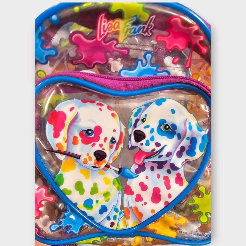 Lisa Frank Dalmatian paint splatter mini backpack - image 3