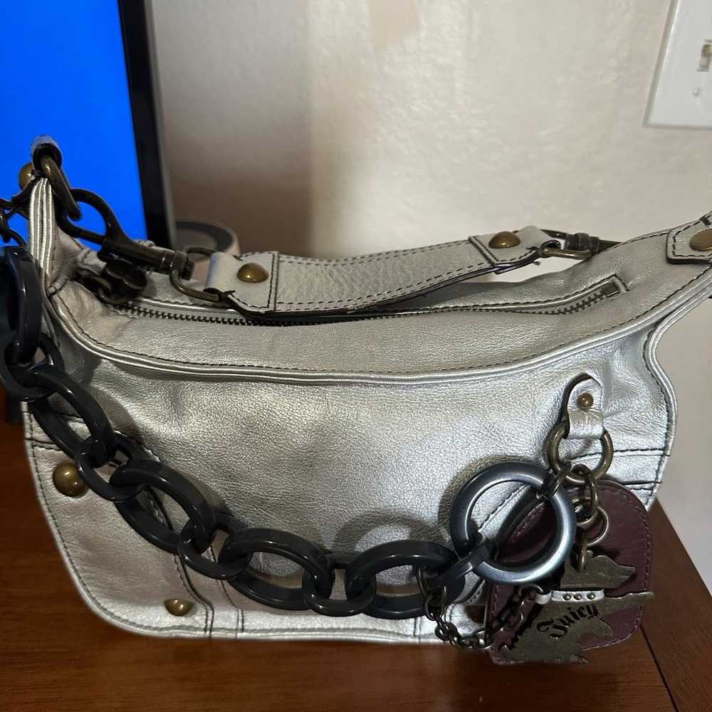 Vintage Y2K metallic juicy couture shoulder bag - image 1