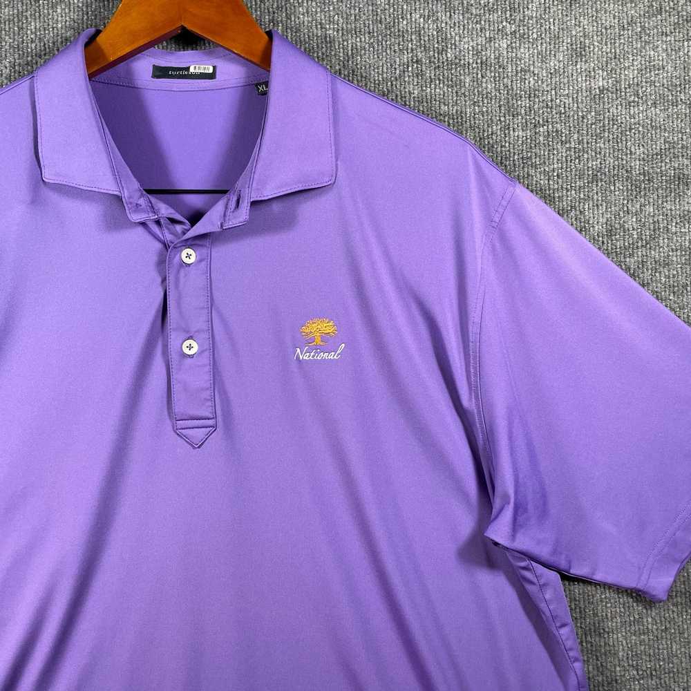 Turtleson Polo Shirt Men's XL Purple Short Sleeve… - image 3