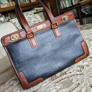 MORABITO vintage leather handbag, Vandome line, pu