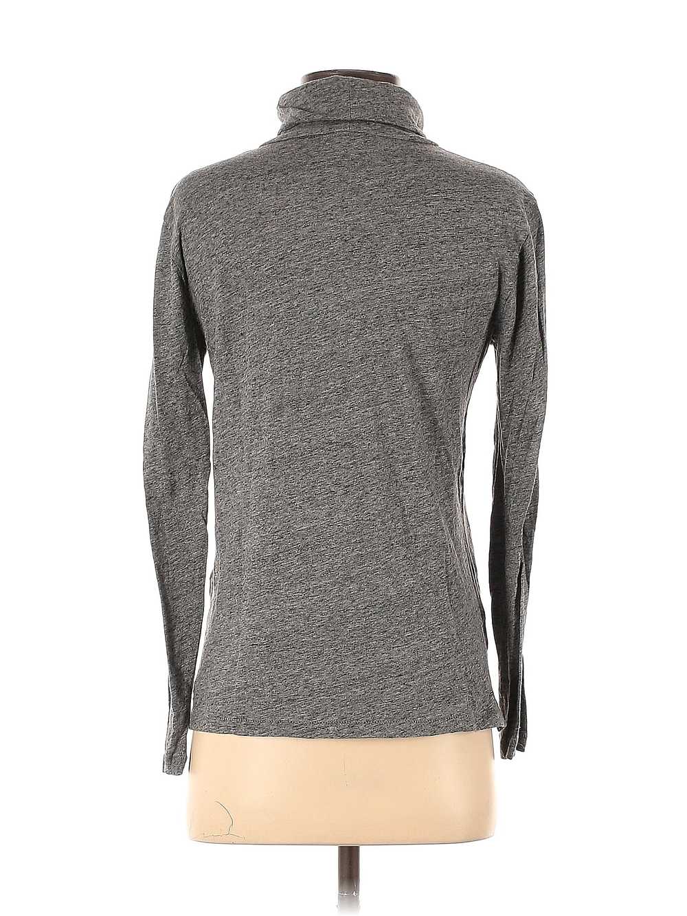 Madewell Women Gray Long Sleeve Turtleneck S - image 2