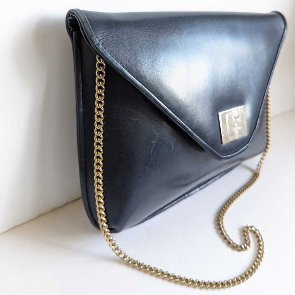 Susan Gail Front Flap Leather Chain Shoulder Bag … - image 3