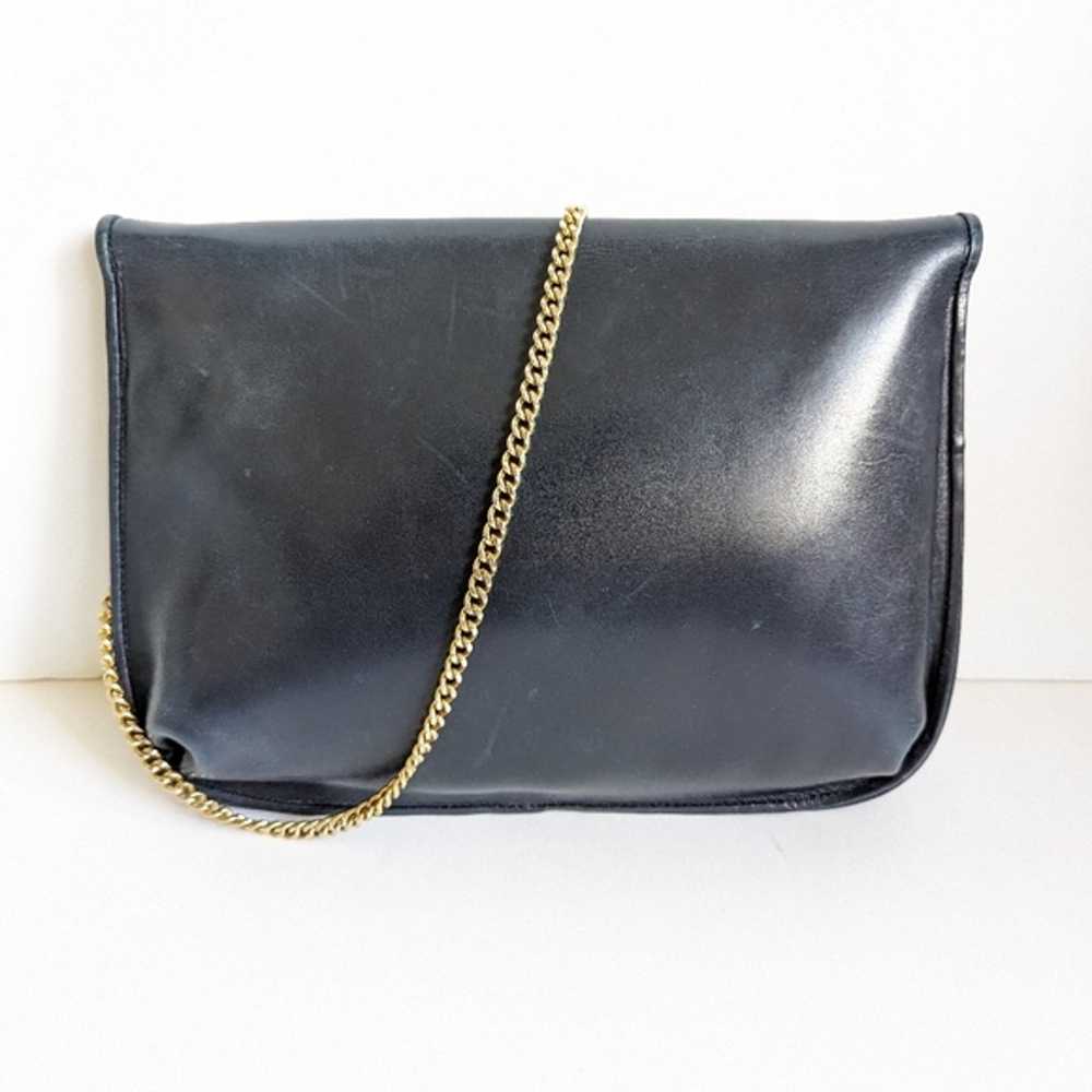 Susan Gail Front Flap Leather Chain Shoulder Bag … - image 4