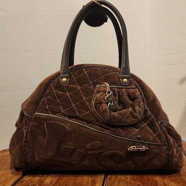 Juicy Couture popular bowler handbag bronze leather